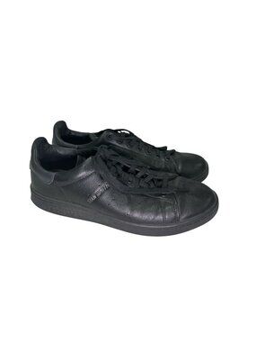 Adidas Stan Smith Black Leather Sneakers Mens Size 8 Casual Shoes